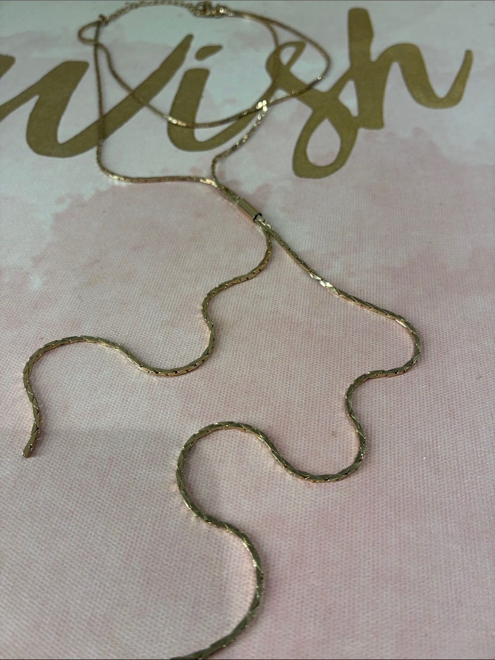 Delicate Gold Y-Style Necklace - Women Jewelry